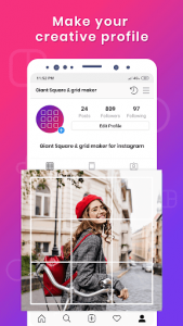 9 Cut Grid Maker for Instagram