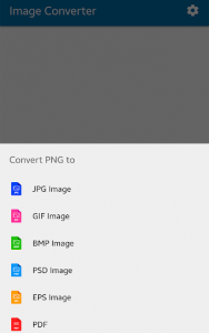 Photo & Image converter: jpg pdf eps psd png bmp