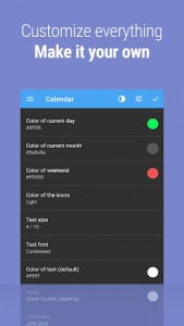 Calendar Widget: Month + Agenda