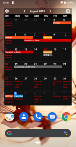 Calendar Widgets