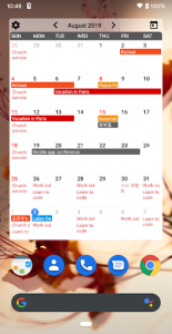 Calendar Widgets