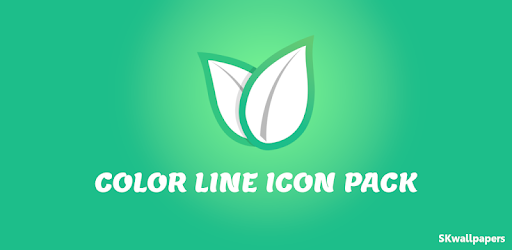 Color Line Icon Pack- color lines on white icons 4.1 (Patched)