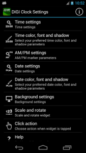 DIGI Clock Widget Plus