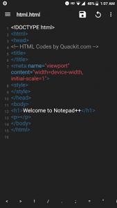 Notepad Plus Code Editor for HTML CSS JavaScript