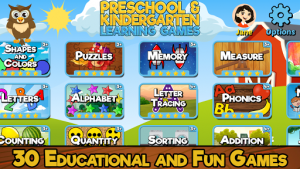 Preschool and Kindergarten Learning Games