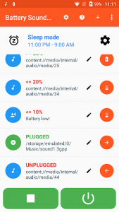 Battery Sound Notification