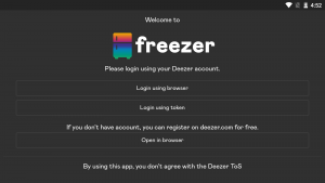 Freezer Android Deezer Downloader