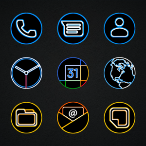 Pixly Dark  - Icon Pack