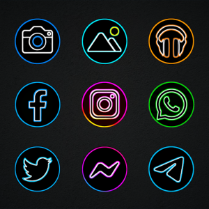 Pixly Dark  - Icon Pack