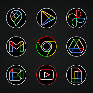 Pixly Dark  - Icon Pack