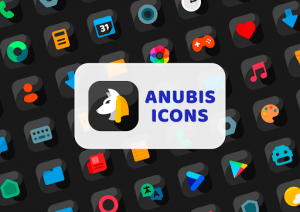 Anubis Black - Icon Pack