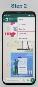 How to Transfer Chats from WhatsApp to Telegram - Step 2