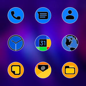 Pixly Fluo - Icon Pack