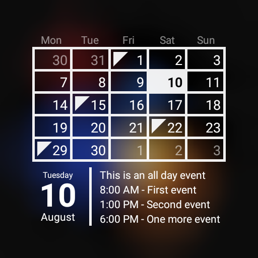 Calendar Widget MOD APK 1.35.1 (Unlocked) Pic