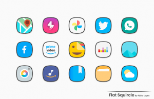 Flat Squircle - Icon Pack