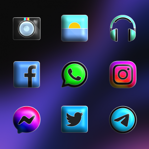 FluOxigen 3D - Icon Pack