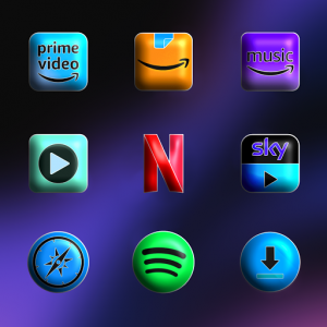 FluOxigen 3D - Icon Pack