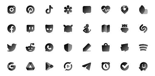 CHIC DARK – Icon Pack 0.6 (Patched)