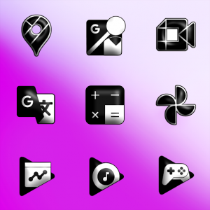 Oxigen Dark 3D - Icon Pack