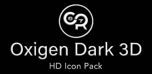 Oxigen Dark 3D – Icon Pack 2.6.9 (Patched)
