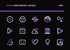 PurpleLine Icon Pack : LineX