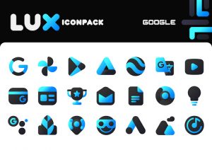 Lux Blue Icon Pack