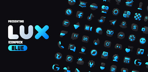 Lux Blue Icon Pack 1.6 (Patched)