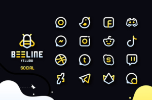 BeeLine Yellow IconPack