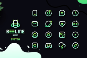 BeeLine Green Iconpack