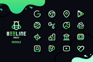 BeeLine Green Iconpack