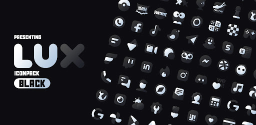 LuX Black Icon Pack 1.5 (Patched)