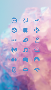 Blue Minimal - Icon Pack