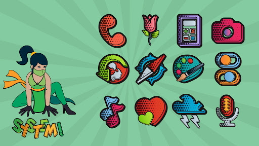 Comics Icon Pack 1.0.9 (Patched)