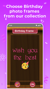 Birthday Photo Frame Maker