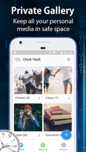 Clock Vault-Hide Photos,Videos