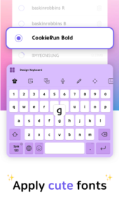 Design Keyboard - Fonts, Emoji