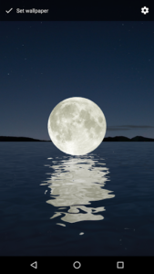 Moon Over Water Live Wallpaper