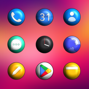 Oxigen Circle 3D - Icon Pack