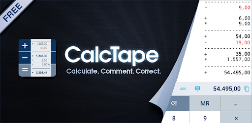 CalcTape Calculator with Tape 6.0.7 (202003261009) (Pro)