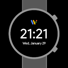 Pixel Minimal Watch Face - Watch Faces for WearOS 2.3.4 (Premium) Pic