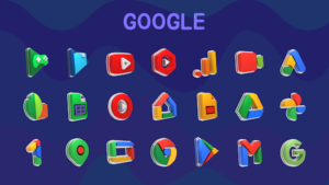 Glasstic 3D Icon Pack