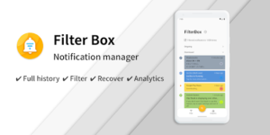 FilterBox notification manager