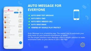 AUTO MESSAGE send & reply SMS