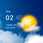 Transparent clock and weather 6.16.1 (Premium)