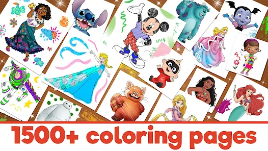 Disney Coloring World MOD APK v13.1.0 Pic