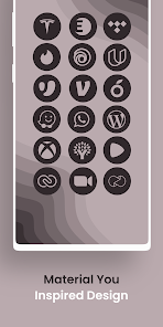Material Dark - Icon Pack