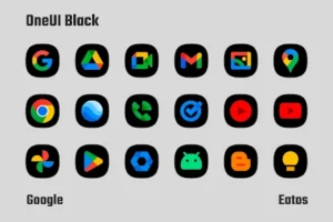 OneUI Black - Icon Pack