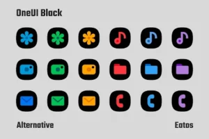 OneUI Black - Icon Pack
