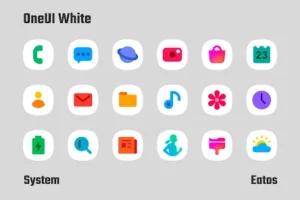 OneUI White - Icon Pack