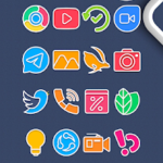 Garis Light - Lines Icon Pack 55 (Paid) Pic